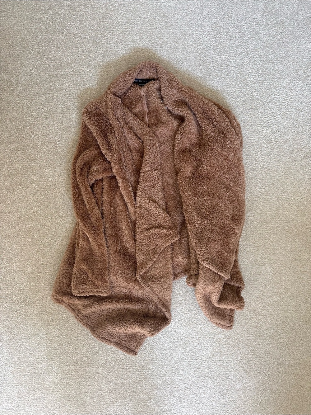 HYFVE Plush Sherpa Jacket in Camel